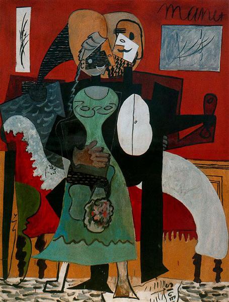 Pablo Picasso Classical Oil Paintings Lovers Les Amoureux